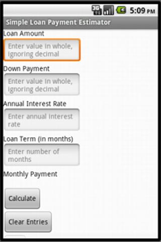 Simple Payment Calculator