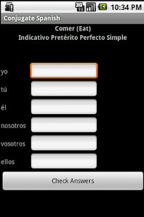 Conjugate Spanish Verbs