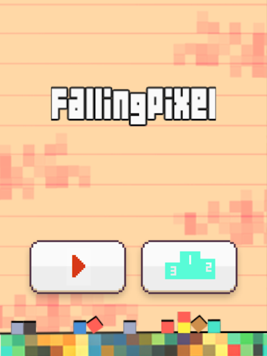 【免費家庭片App】Falling Pixel - Fun Flap Game-APP點子