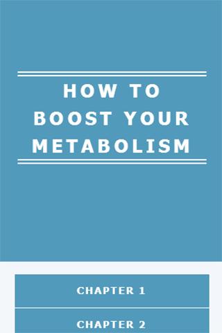 HOW TO BOOST YOUR METABOLISM