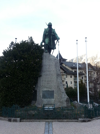 Statue De Guerre À Chamonix