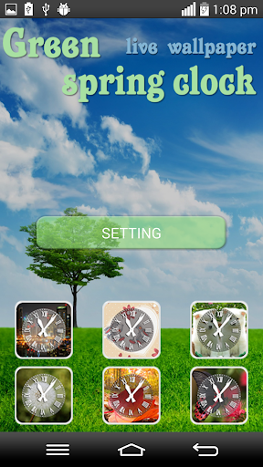 Green Clock Spring LWP