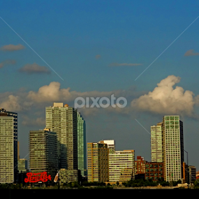 City by Satyajit Sinha - City,  Street & Park Skylines