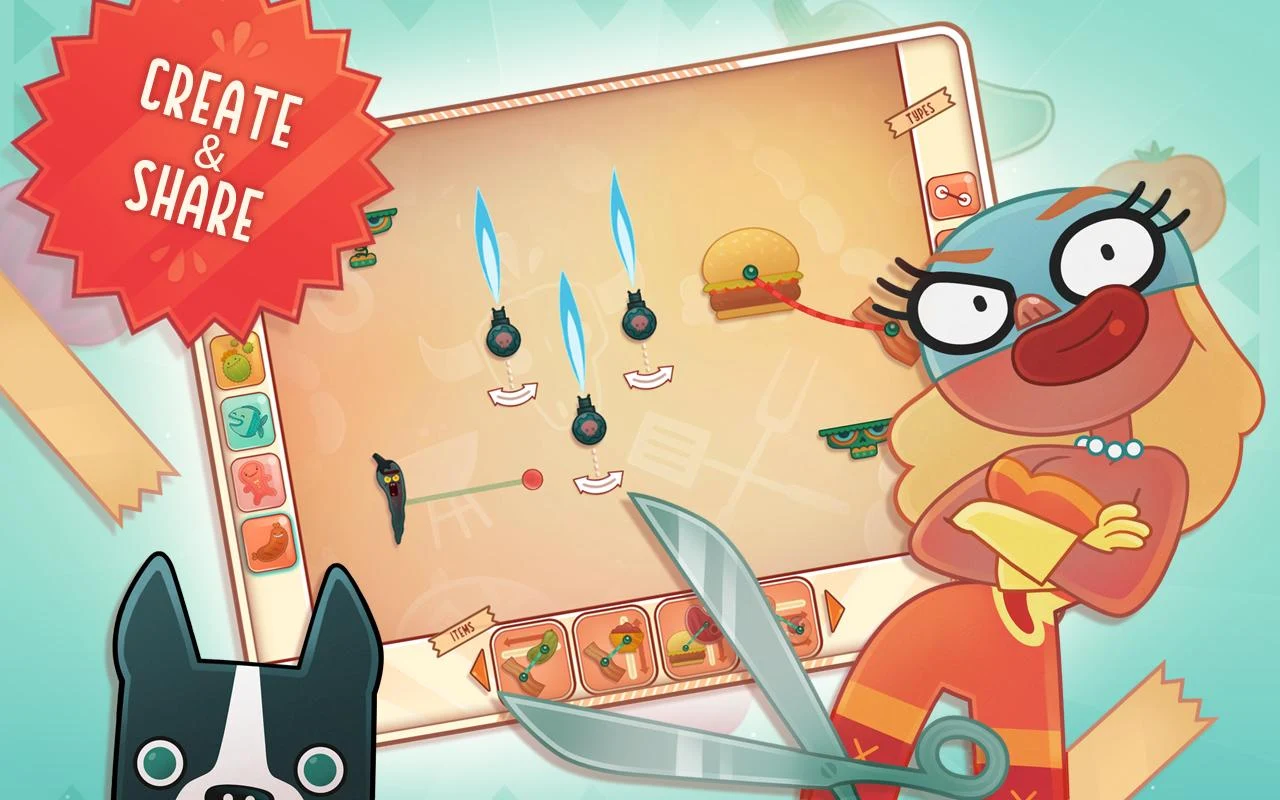  Android   Rubber Tacos, un puzzle gratuito, divertente e... Infinito!