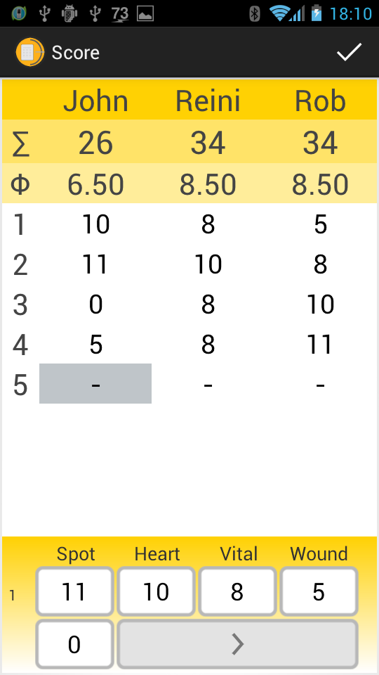 Archery ScoreBoard 3D Screen 2