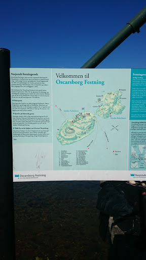 Map of Oscarsborg Historic Fortress 