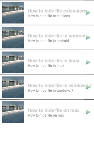 how to hide file