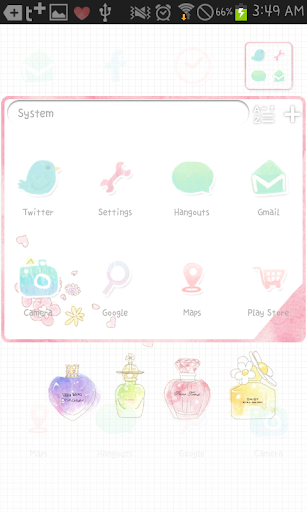 【免費個人化App】perfume go launcher theme-APP點子