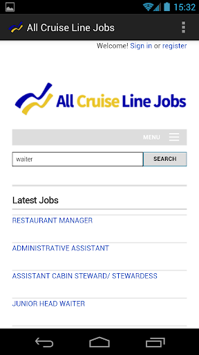 All Cruise Line Jobs