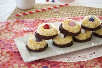 Chocolate Dipped Coconut Macaroons