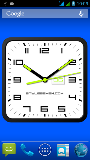 【免費個人化App】Square Clock Android-7-APP點子