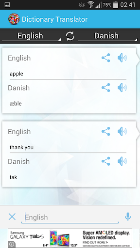 【免費書籍App】English Danish Dictionary-APP點子