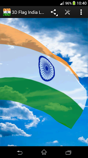 3D Flag India LWP