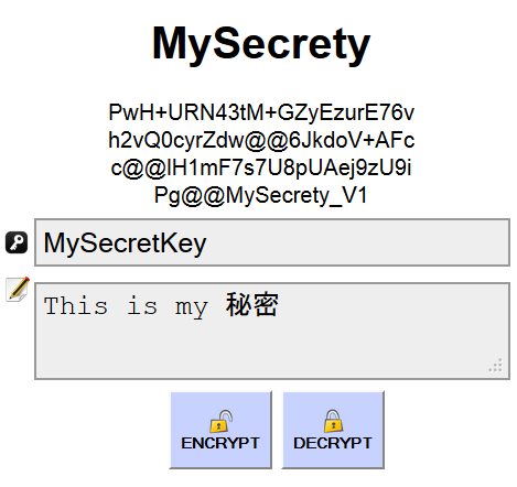 MySecretYOne