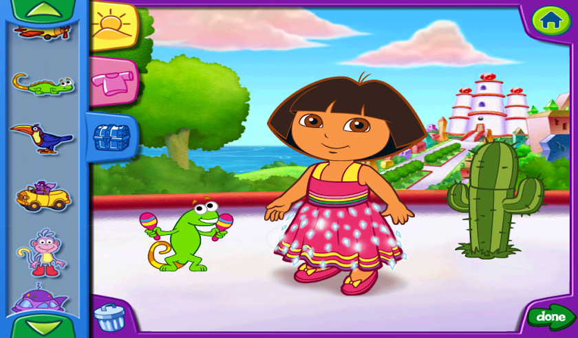 Doras Dress-Up Adventures! HD Screen 3