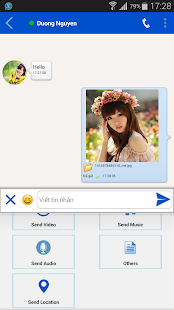 Android application chat, talk for gmail screenshot