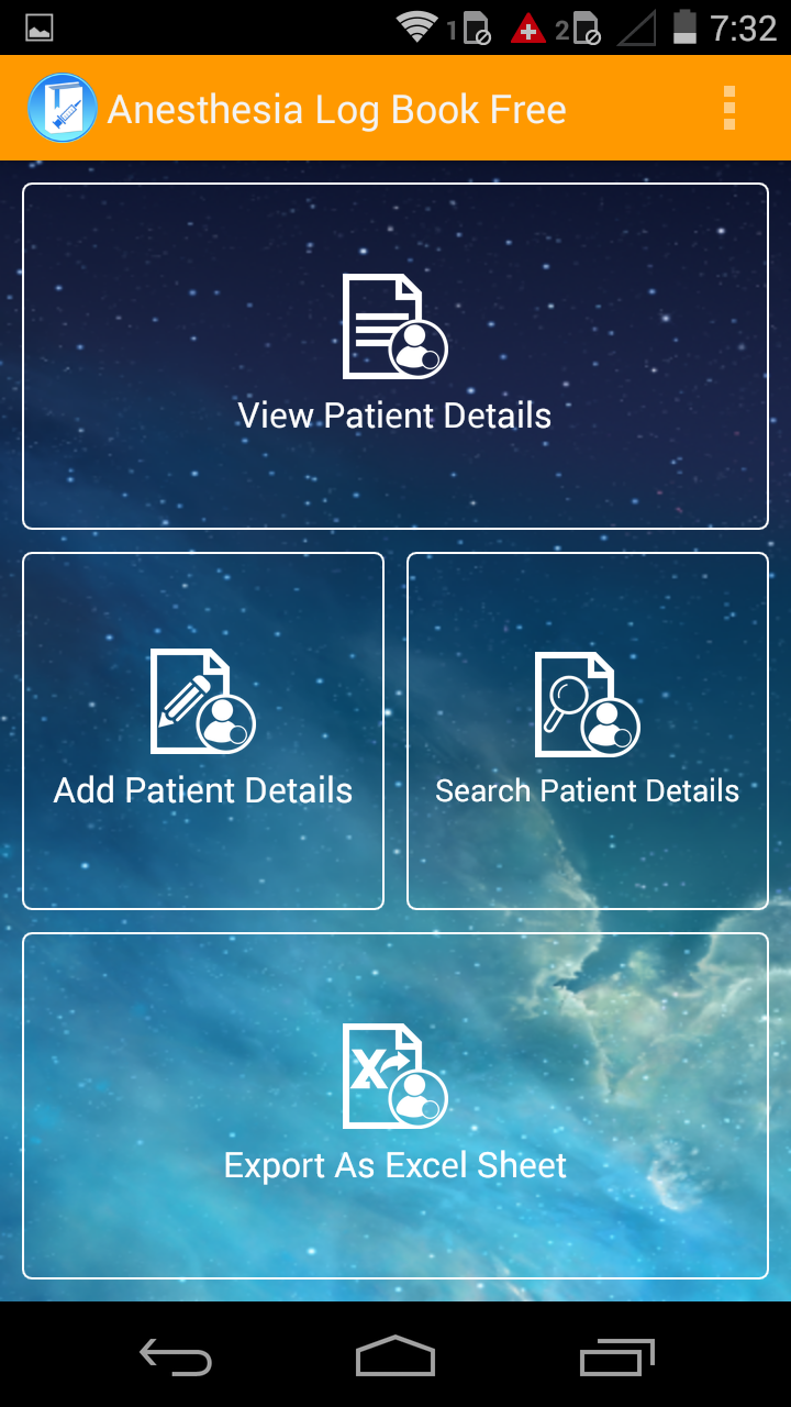 Anesthesia Log Book Pro Screen 2