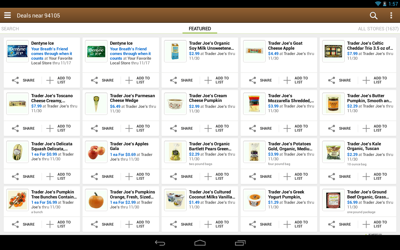 Grocery List Apps