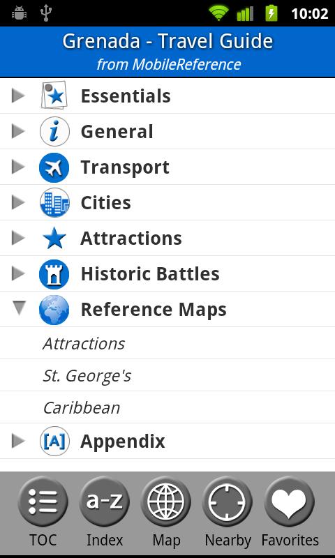 Android application Grenada - Travel Guide screenshort