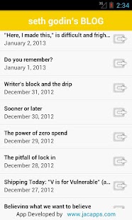 Lastest Seth Godin - Blog APK