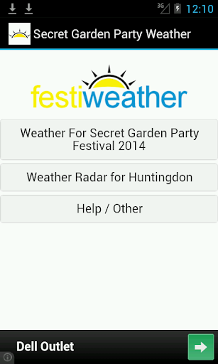 Secret Garden Party Weather