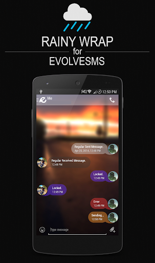 EvolveSMS Theme - Rainy Wrap