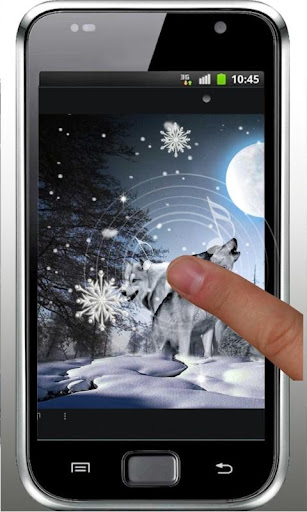 【免費個人化App】Wolves Winter Night LWP-APP點子