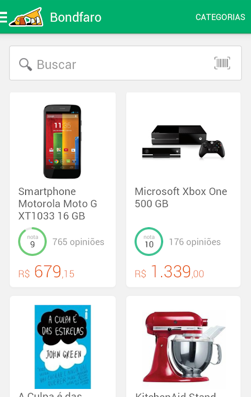 Android application Bondfaro - Promotional Offers screenshort