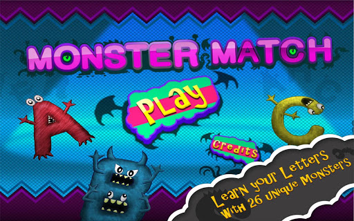 Monster Match: Letters