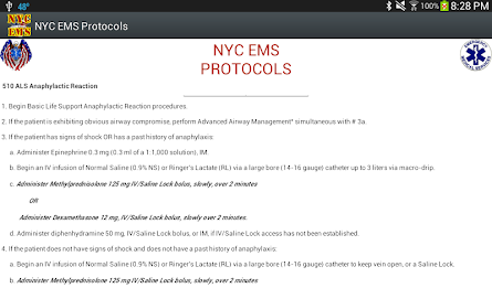 NYC EMS Protocols poster 3