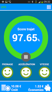 Capture d'ecran de l'application Android Camélys - Driving assistance