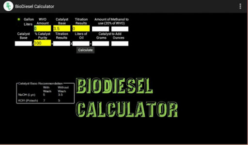 【免費工具App】BioDiesel Calculator 2.0 Paid-APP點子