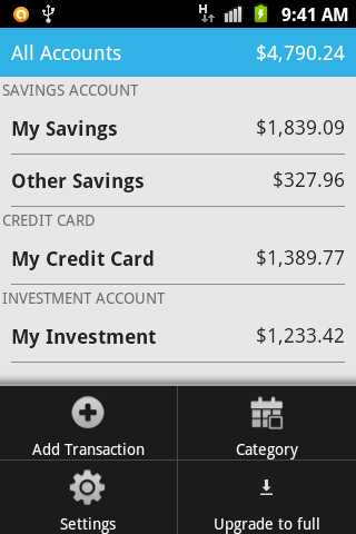 Ledger - Expense Tracker Screen 2