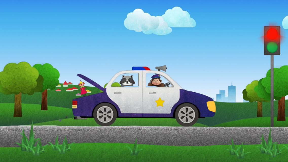 Android application Vroom! Cars &amp; Trucks for Kids screenshort