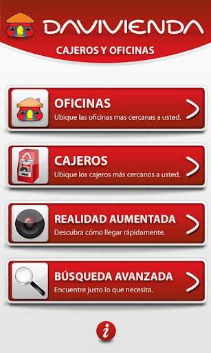 Aplicación Davivienda iphone android sucursales