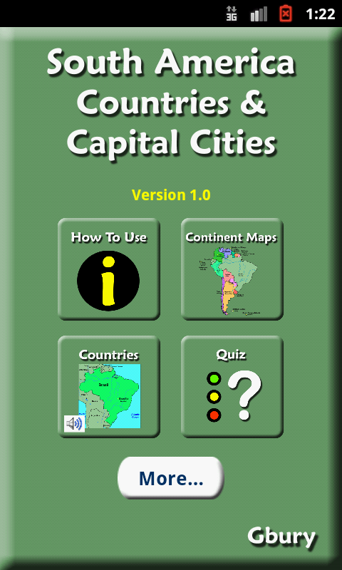 South America Countries Screen 2