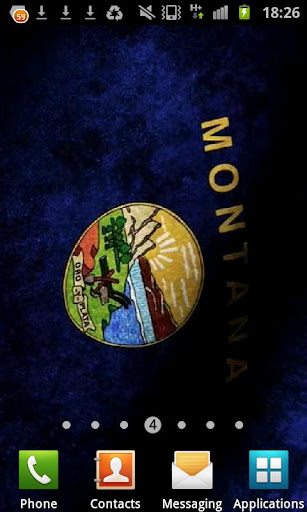 Montana Flag Live Wallpaper