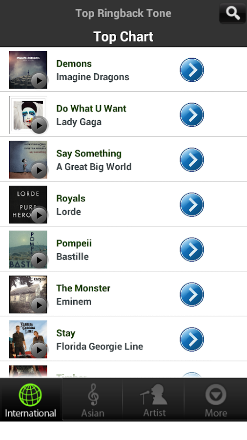 Top Ringback Tone - Android Apps on Google Play