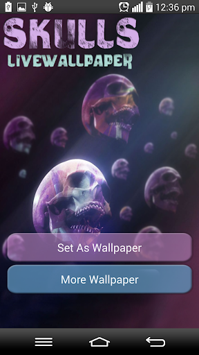 Skulls Live Wallpaper