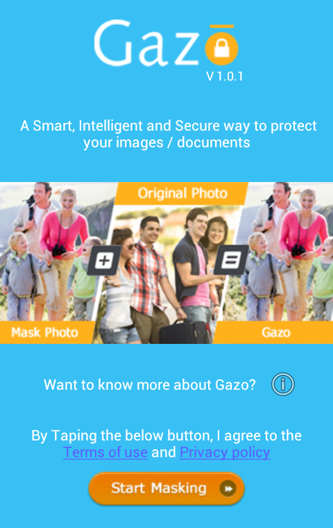 Android application GAZO PRO screenshort
