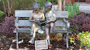 Children Reading Statue