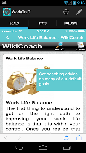 【免費生活App】WorkOnIT - Personal Life Coach-APP點子