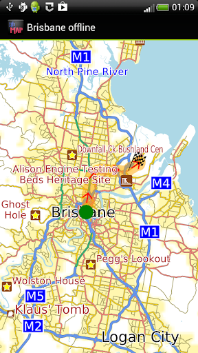 Brisbane offline map