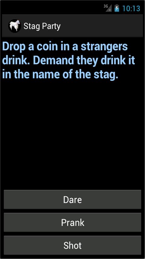 Android application Stag Do Party App screenshort