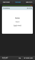 Anteprima screenshot di GRE® Flashcards by Kaplan APK #2