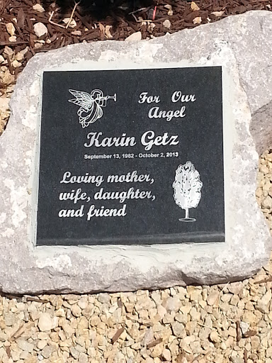 Karin Getz memorial