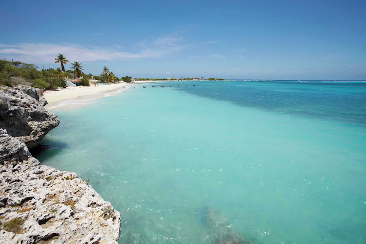 Miles of beaches await on Aruba.