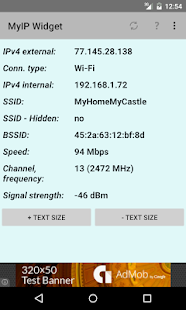 Free Download MyIP + Widget + Wi-Fi info APK for PC