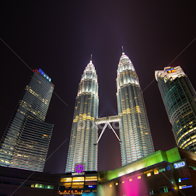 Twin Tower by Jacky Photography - City,  Street & Park Skylines