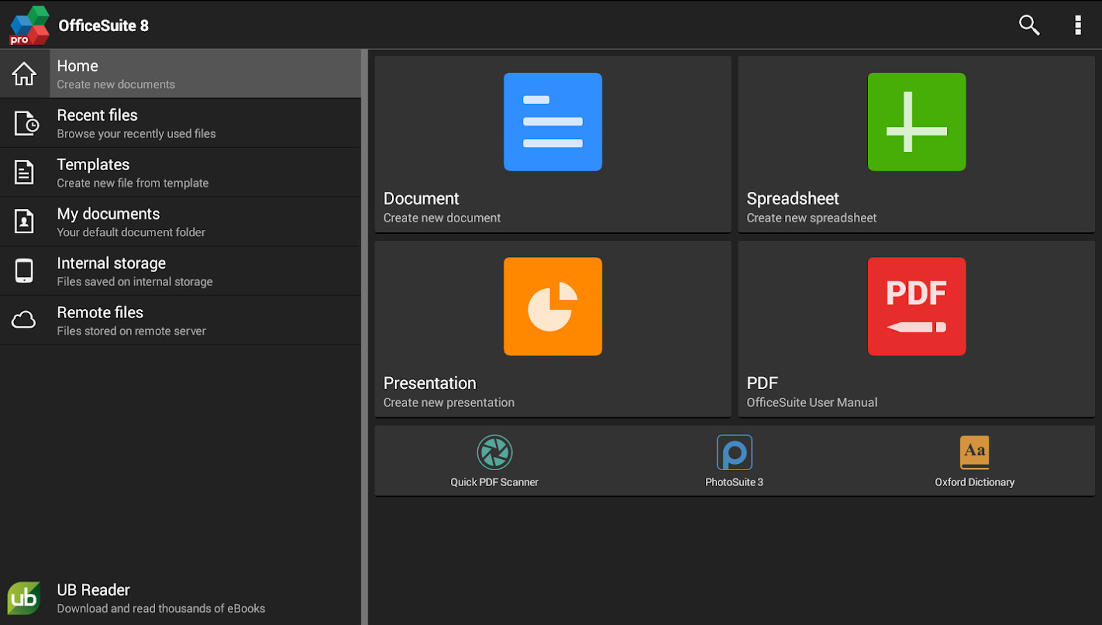 OfficeSuite 8 Pro + PDF - screenshot